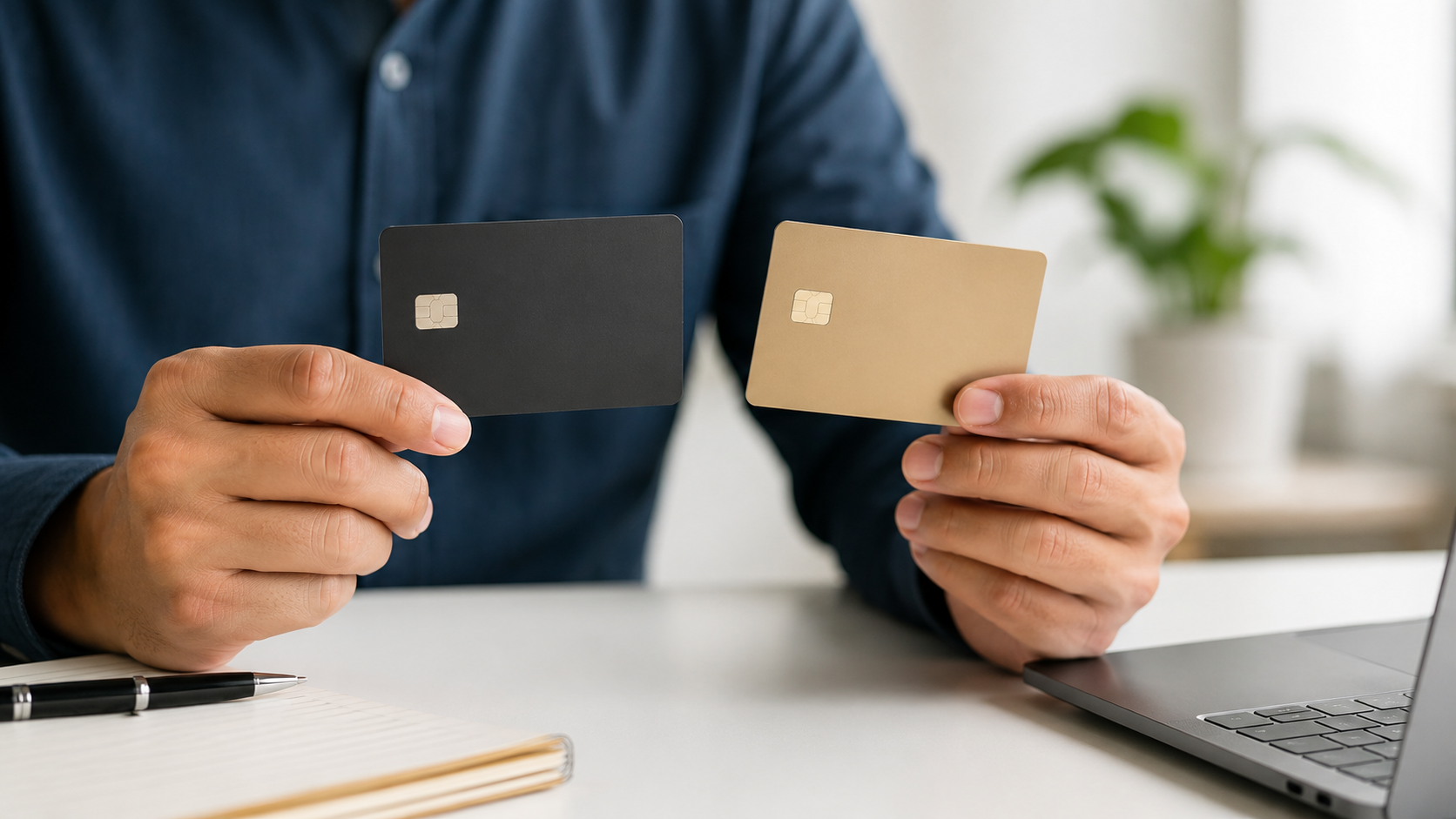 Comparando opções de cartão de crédito com cashback antes de escolher
